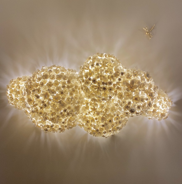 Nuage de Fleurs  Wall Sconce