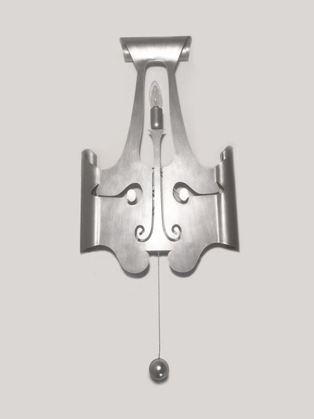 Orpheus Silver Wall Sconce