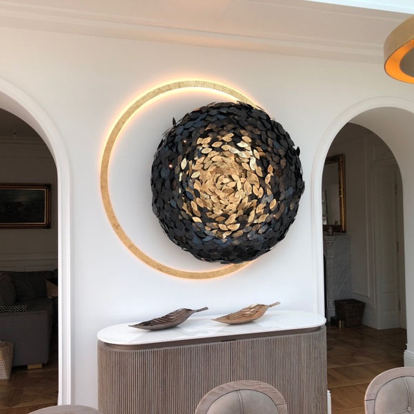 Saturn Light Sculpture