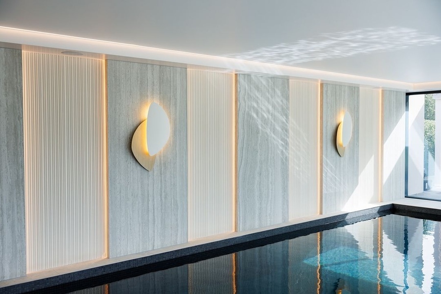 Double Pebble Wall Light