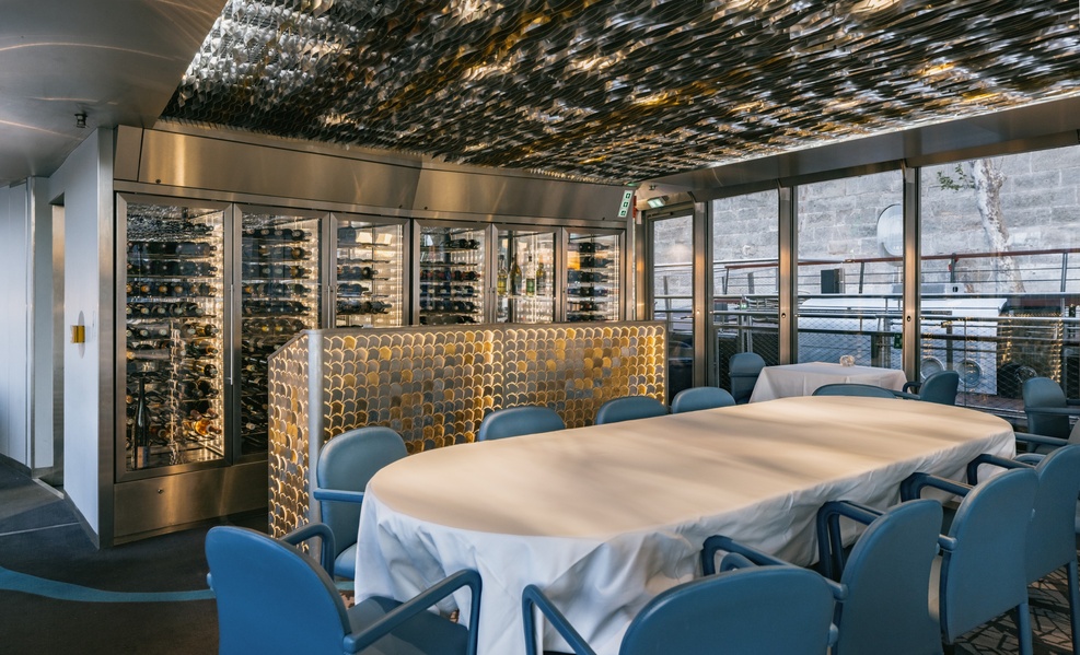 Illuminated bar paneling