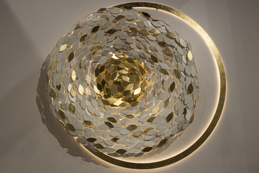 Saturne large wall light