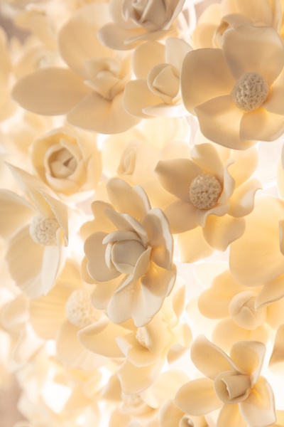 Nuage de Fleurs Wall Sconce -  Detail