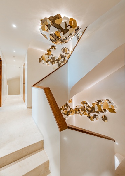 GALET : Light sculpture for wall and ceiling