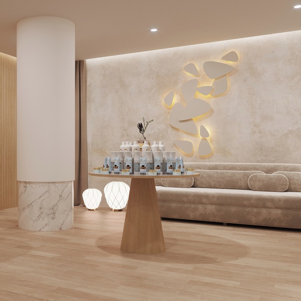 GALET - custom-made light sculpture